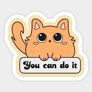 You can do it Sticker